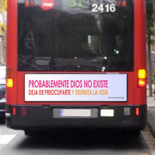 Le bus athée Illustration du contenu